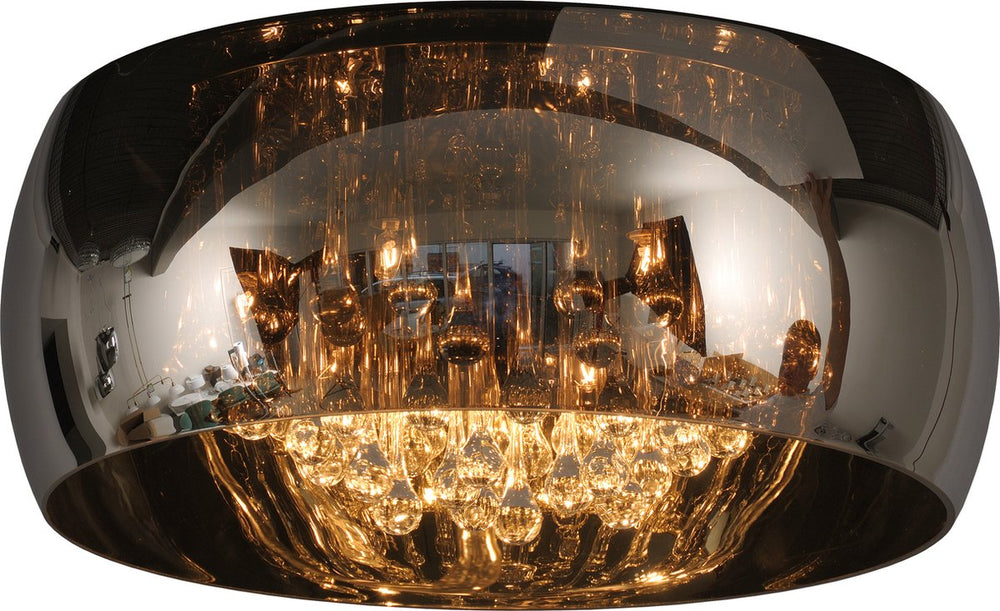 Lucide pearl - plafonnière (plafondlamp) - ø 50 cm - 6xg9 - chroom