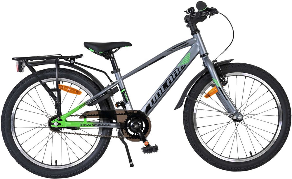 Volare explorer kinderfiets - jongens - 20 inch - donkergrijs