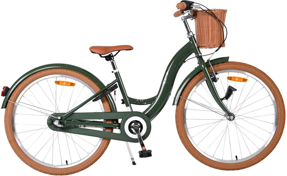Volare ashley kinderfiets - meisjes - 24 inch - groen - shimano nexus 3