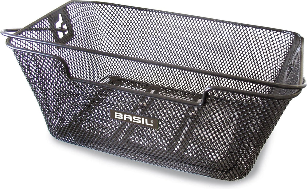 Basil Capri Flex - bicycle basket - rear - black