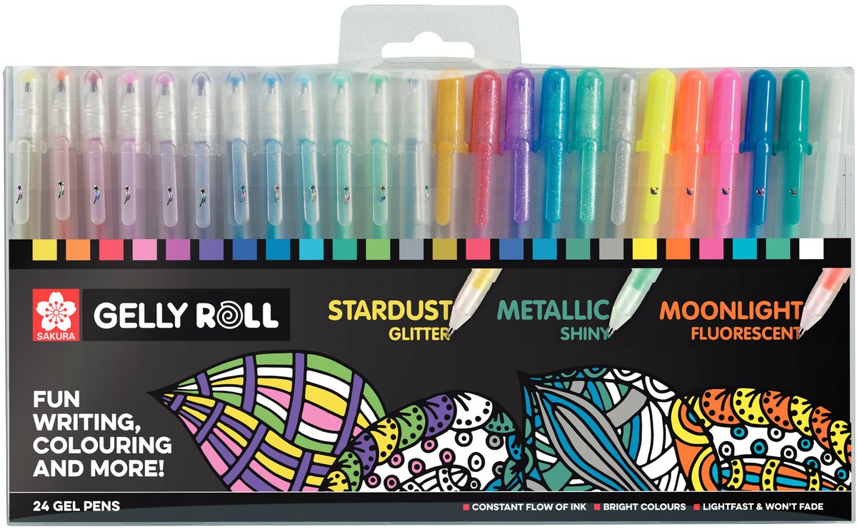 Sakura Gelly Rolls, 24 stuks.
