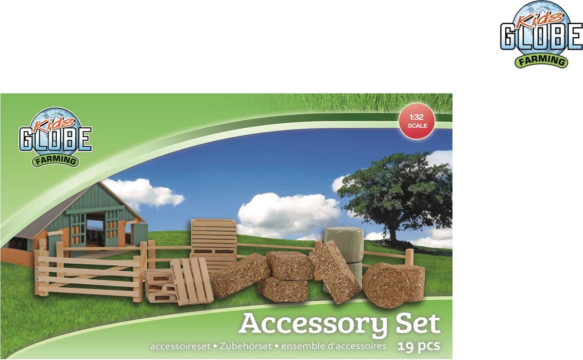 Kinderbol accessoireset 1:32, 19dlg.