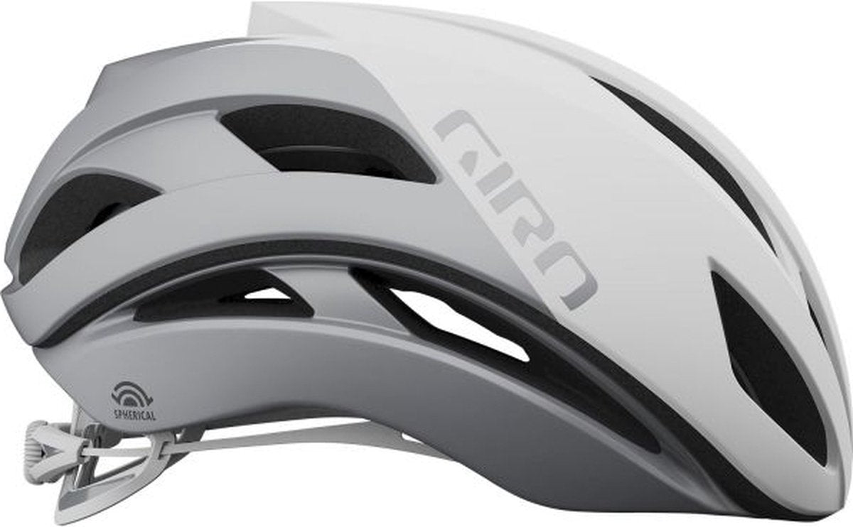 Giro eclipse spherical - fietshelm white silver s (51 - 55 cm)