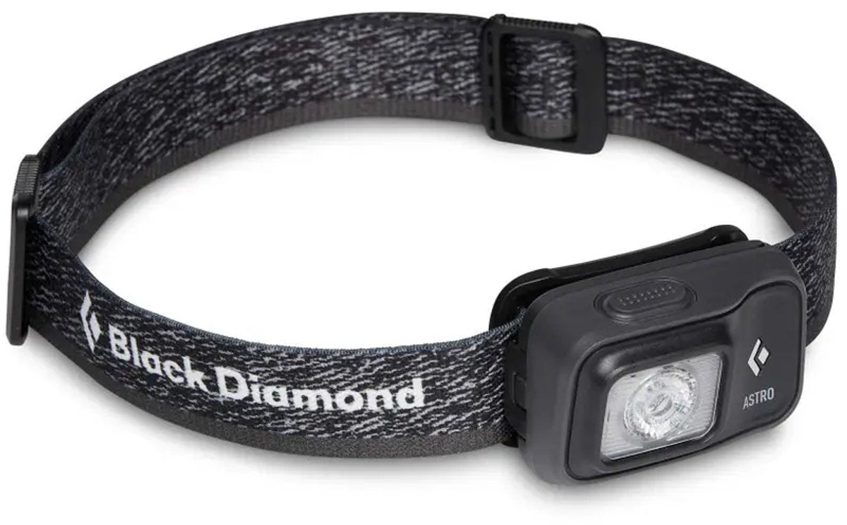 Black diamond astro 300 hoofdlamp - hoofdlamp - graphite