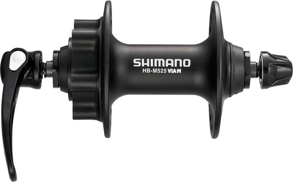 Shimano voornaaf fh-m525 - 36 gaats 6 bouts remschijfbevestiging - zwart