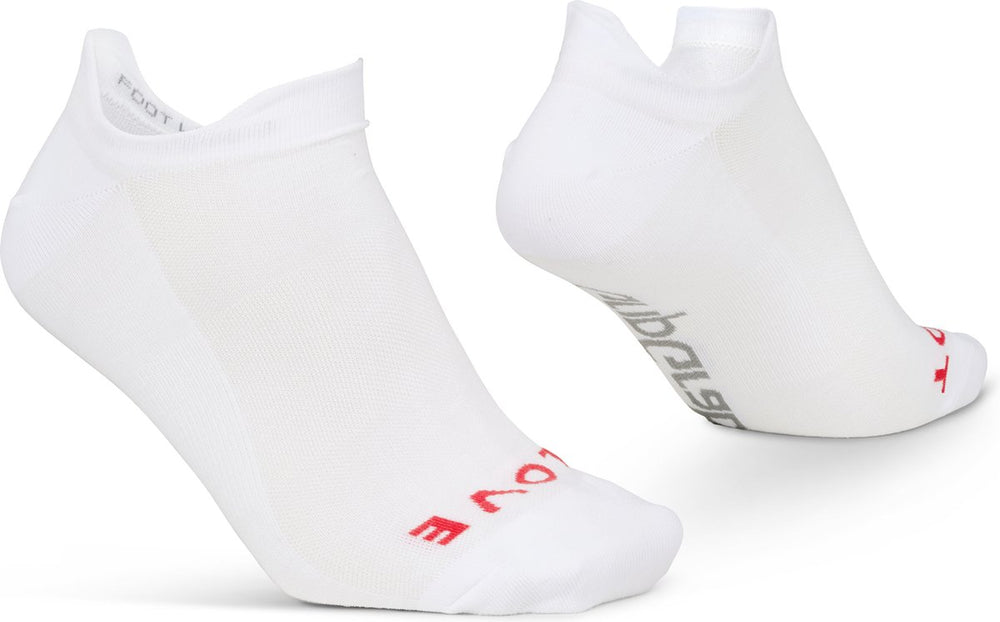 Gripgrab - classic no show zomer fietssokken 1 paar enkelsokken coolmax sport sokken - wit - unisex - maat xs (35-38)