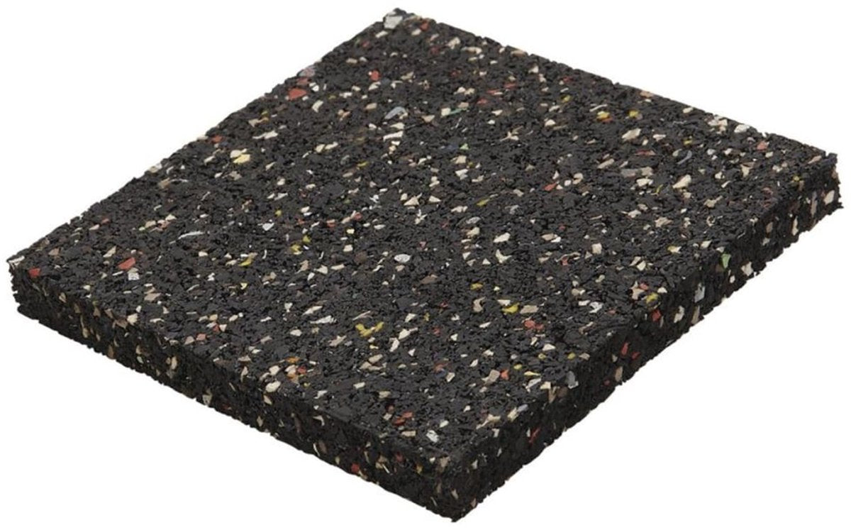 Wolfcraft - rubberen tegeldrager - 30 tegeldragers rubber - steunpad terrasbouw voor vlonderbevestiging - 6987000