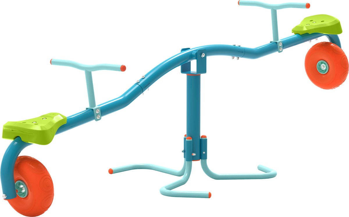 Tp toys spiro cyclone 360° draaibare wipwap voor buiten blauw oranje