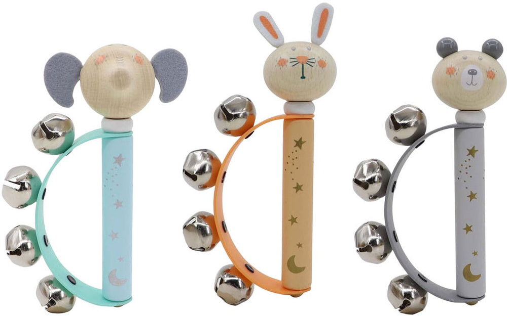 Playwood bellen handvat dieren muziek instrument