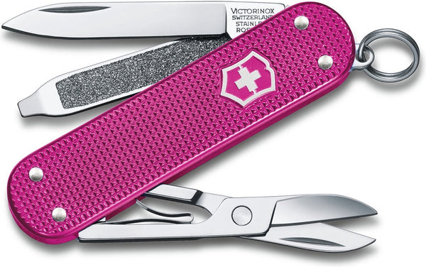 Victorinox classic alox colors zakmes - flamingo party - 5 functies