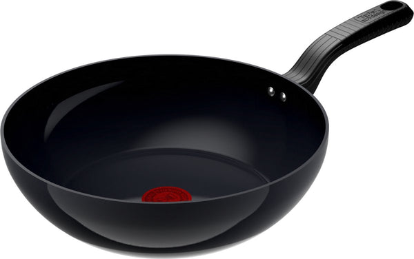 Tefal cook change keramische wokpan 28 cm - pfas-vrij - inductie - lichtgewicht