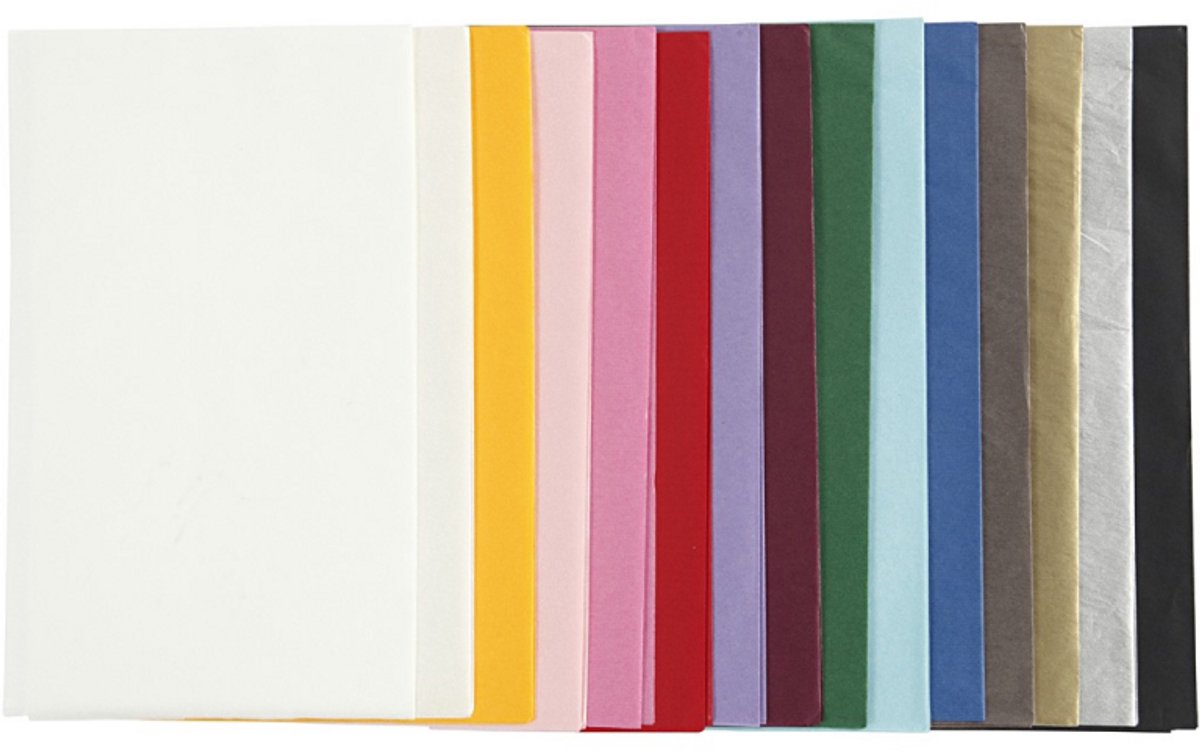 Creativ company https: www.cchobby.nl tissuepapier-vel-50x70-cm-17-gr-diverse-kleuren-15x2-vel-30-vel-1-doos
