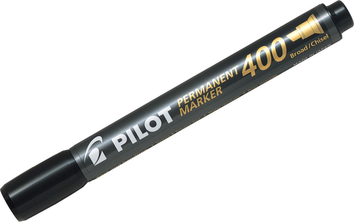 Pilot viltstift sca-400-b schuin 4mm zwart