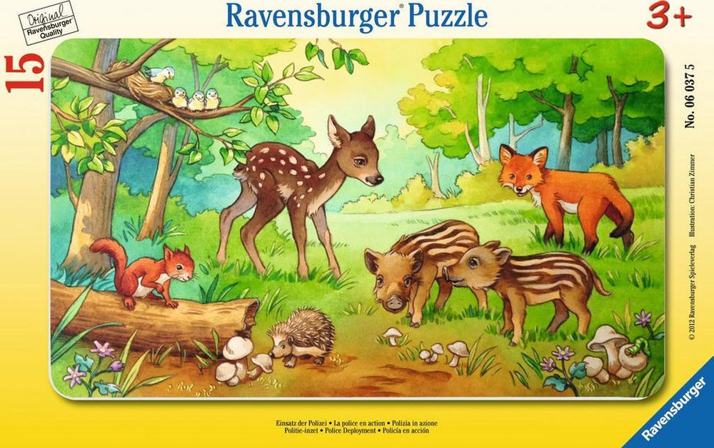 Ravensburger jonge dieren in het bos
