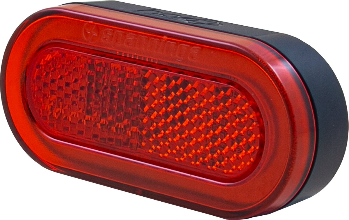 Spanninga metal b.v. Spanninga Halo XER rack rear light with brake light 6-48v 50mm