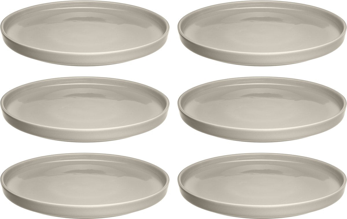 Leonardo roma bord 22cm beige - set 6