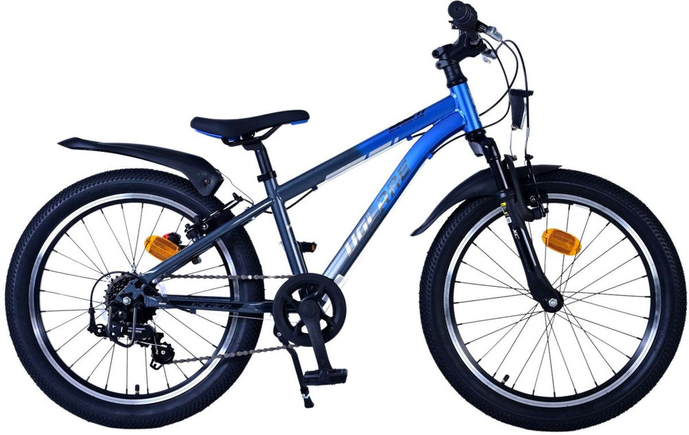 Volare xc race kinderfiets - 20 inch - 7 versnellingen - blauw grijs