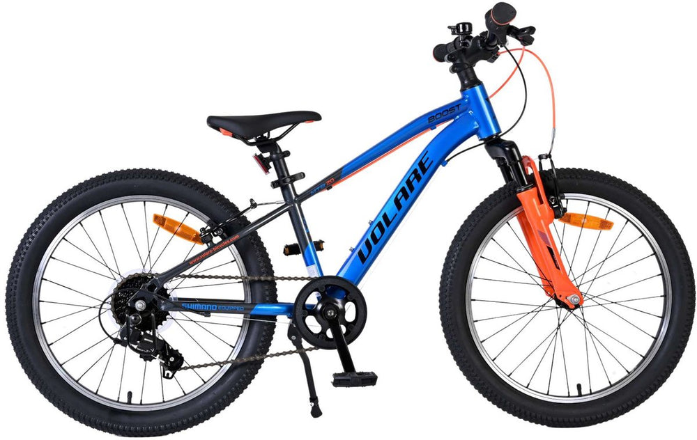 Volare boost kinderfiets - 20 inch - blauw oranje - 7 versnellingen
