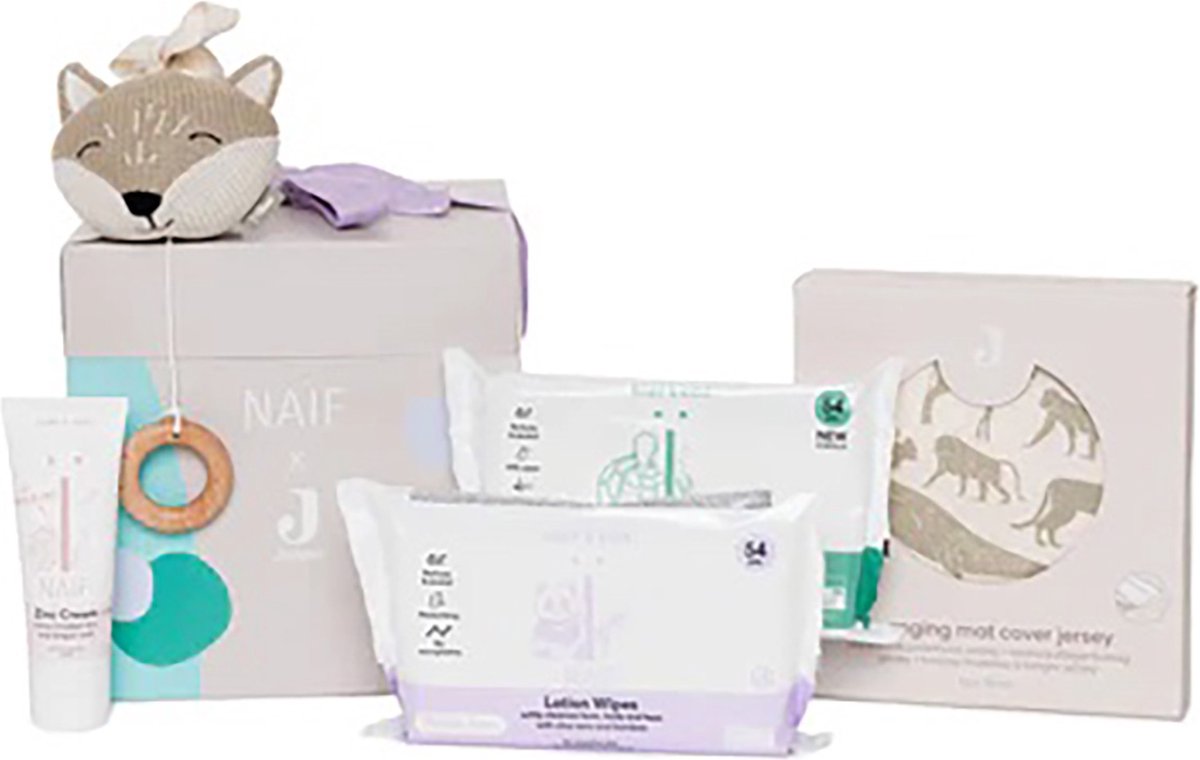 Jollein * x naïf gift set | wipe for the future