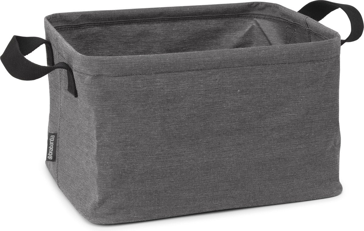 Brabantia wasmand opvouwbaar, 35l - peperzwart