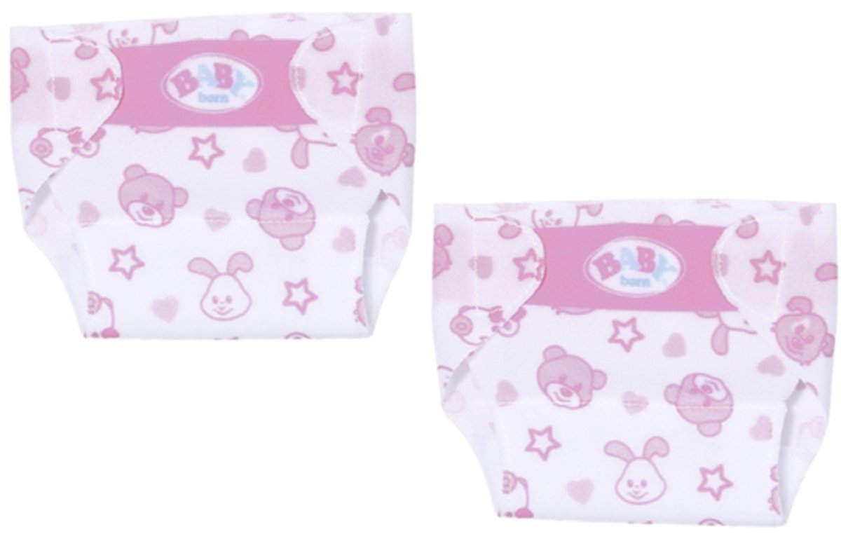 Zapf baby born luiers dubbelverpakking 36 cm