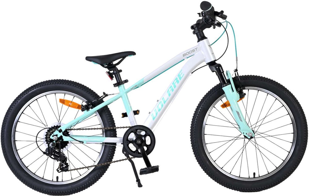 Volare boost kinderfiets - 20 inch - wit mintgroen - 7 speed