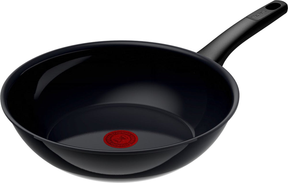 Tefal revive black - wokpan - ø28 cm - keramisch - pfas-vrij - geschikt voor inductie