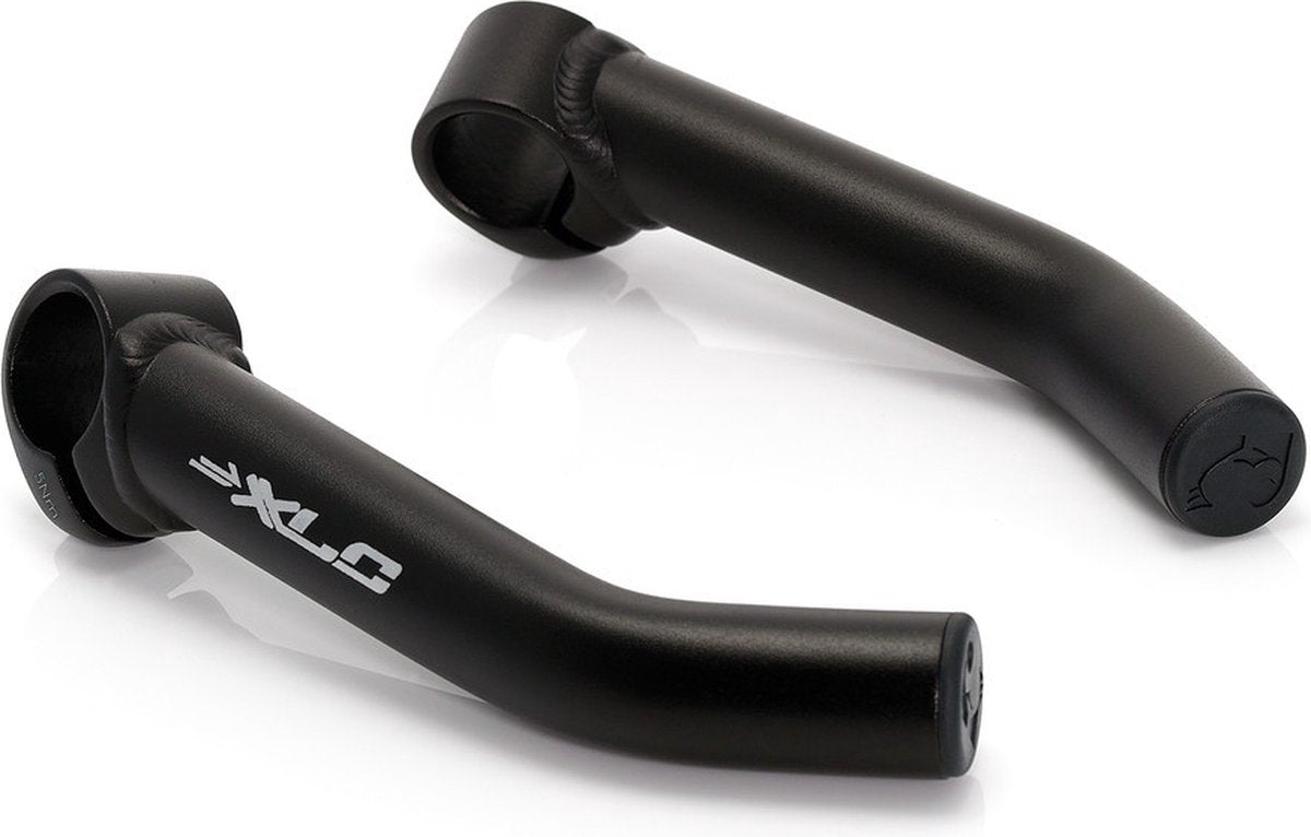 Xlc be-01 sb-plus bar ends - mat zwart - aluminium