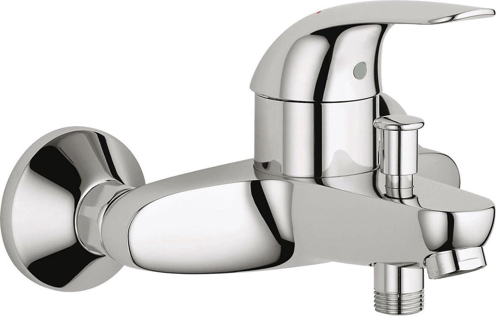 Grohe swift badkraan - 15cm hartafstand - met omstelling - chroom