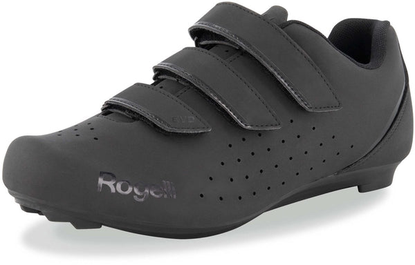 Rogelli r-100 dames en heren fietsschoenen - zwart