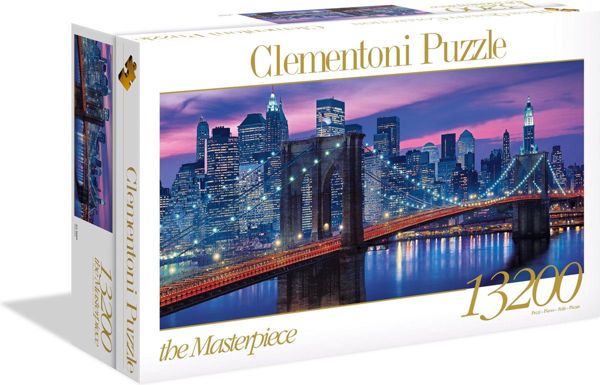 Clementoni - puzzel - 13200 stukjes - new york - puzzel voor volwassenen