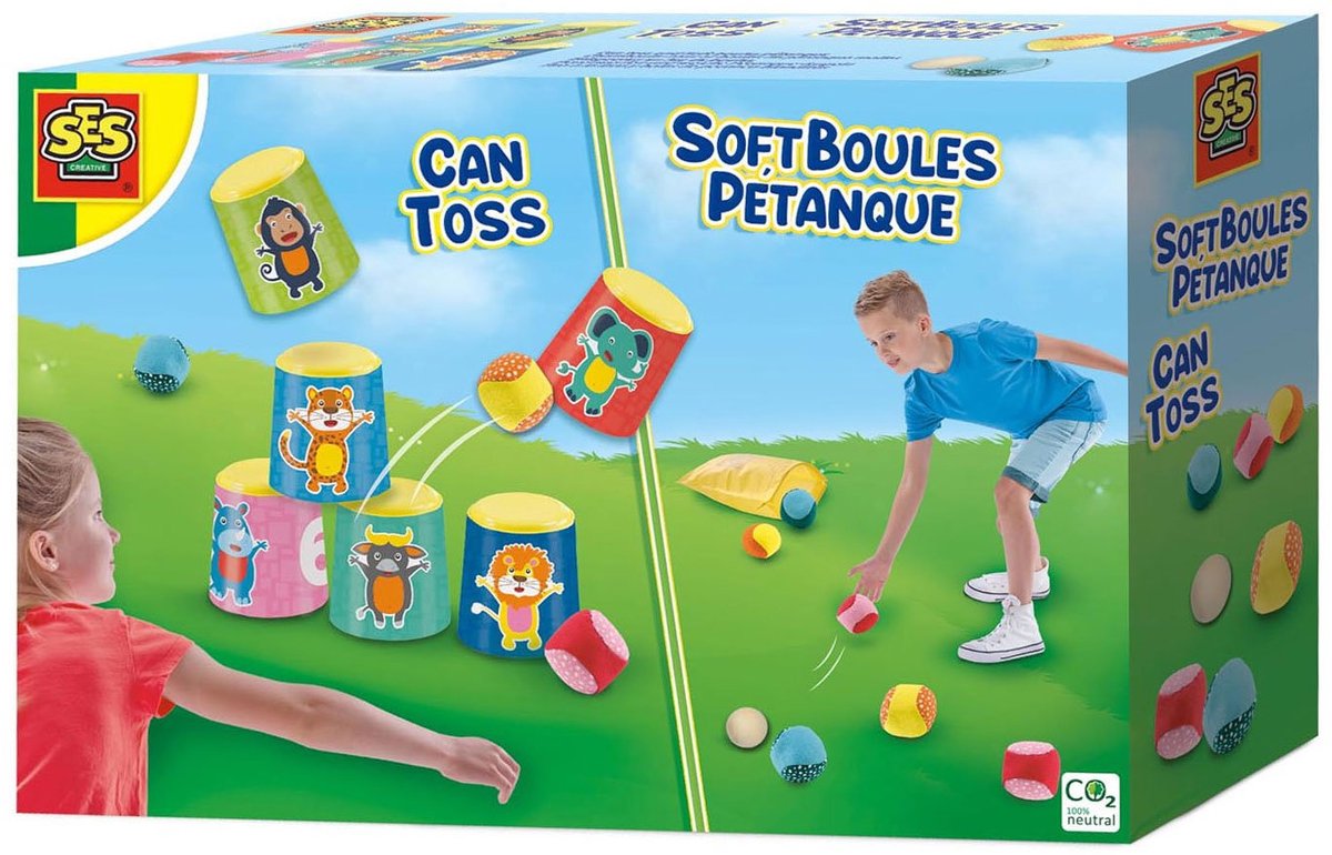 Ses blikgooien en zacht jeu de boules