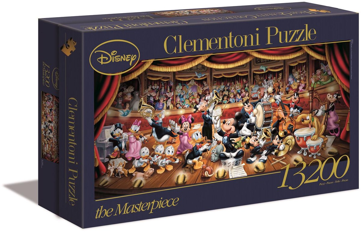 Clementoni puzzel disney orkest, 13200st.