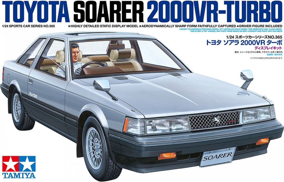 Tamiya modelbouwpakket auto - 24365 toyota soarer 2000vr-turbo auto plastic - 1:24 - modelbouw
