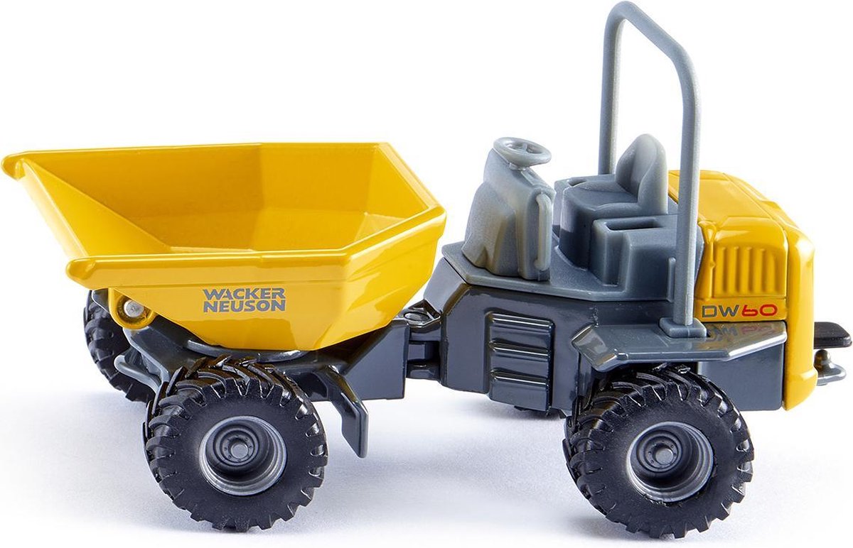 Siku 3509, wacker neuson dw60 dumper, schaal 1:50, metaal kunststof