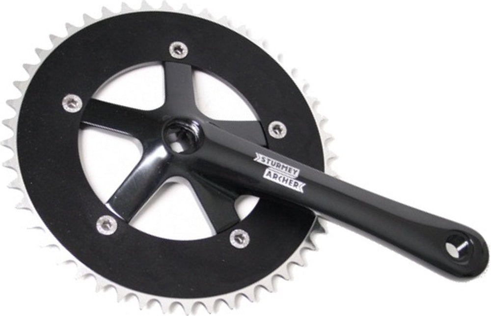 Sturmeyarcher sturmey archer crankstel zwart 1 8 46t 170mm fct26 (sa)