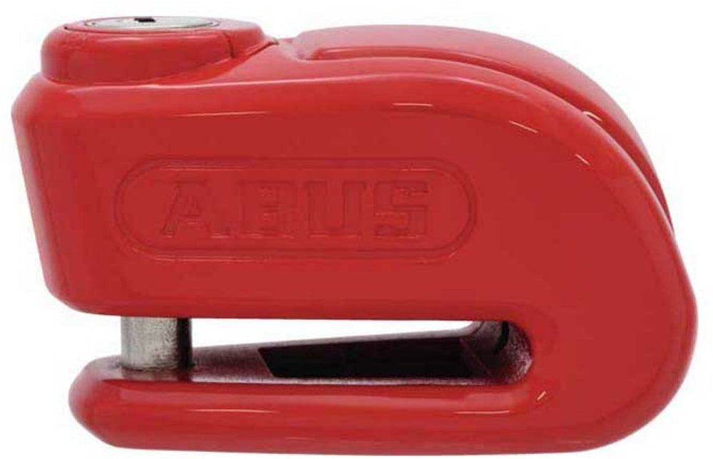 Abus motorslot - scooterslot schijfremslot met alarm - 370 trigger alarm 2.0 - security level 9 - rood - geschikt voor motoren - scooters