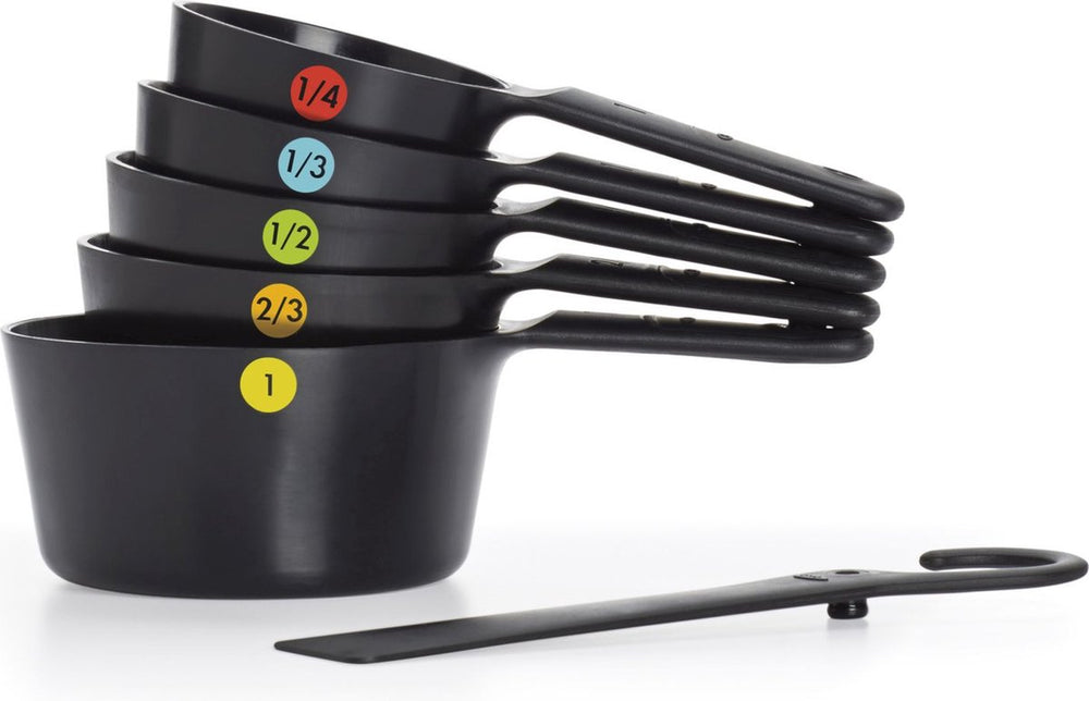 Oxo good grips - keukenhulpen - maatlepels 6-dlg zwart