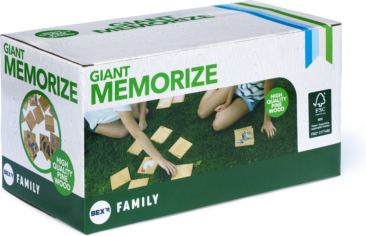 Bex sport giant houten memory set