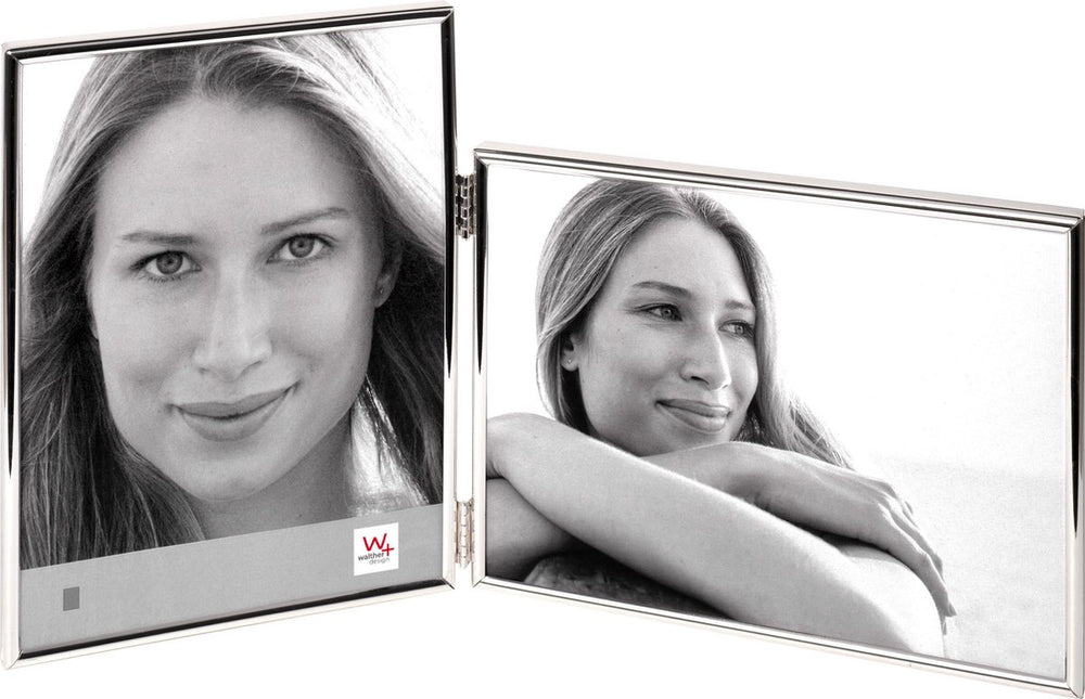 Walther chloe - fotolijst - fotoformaat 2x13x18 cm - zilver