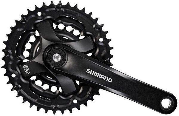 Shimano 6 7 8-speed tourney fc-ty501 crankstel met 170 mm crank 48 x 38 x 28t - zwart