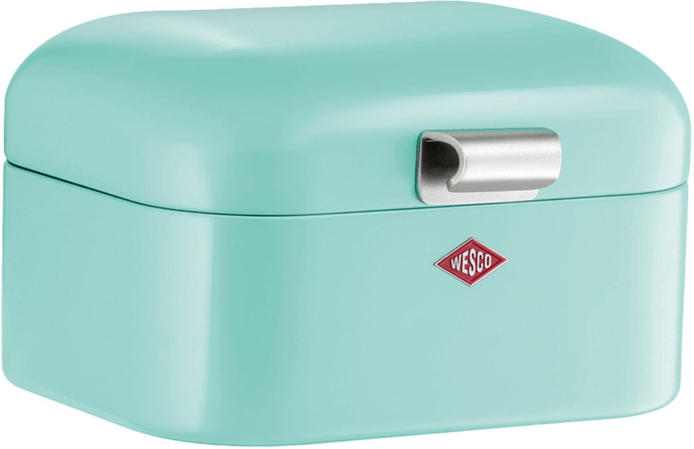 Wesco mini grandy broodtrommel | 2 liter - maat s | metaal - mint | brooddoos