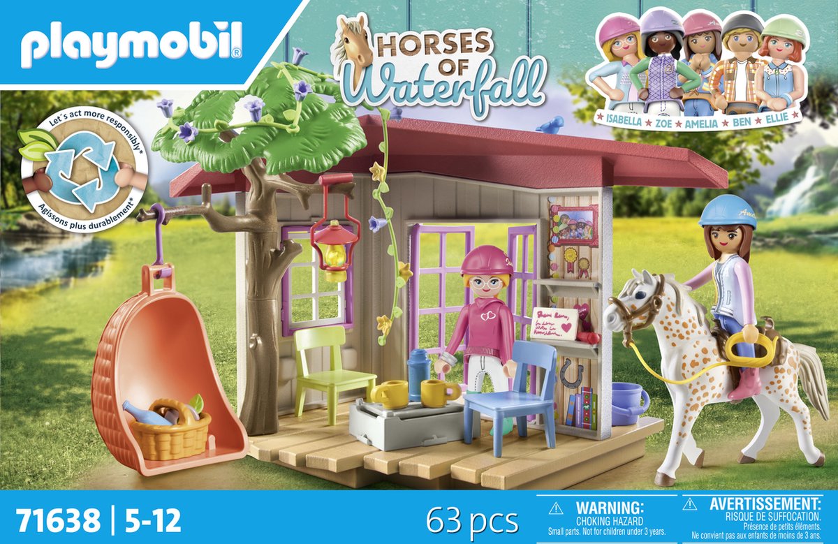 Playmobil horses of waterfall geheim clubhuis voor paardenliefhebbers - 71638