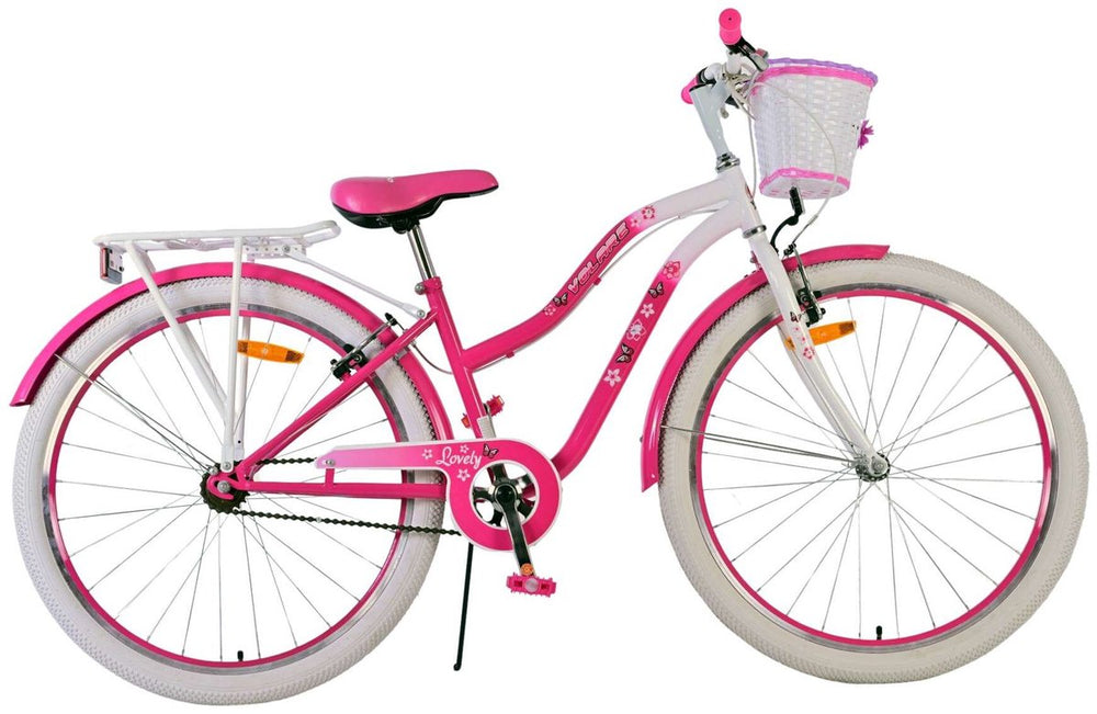 Volare mooie kinderfiets - meisjes - 26 inch - roze - twee handremmen