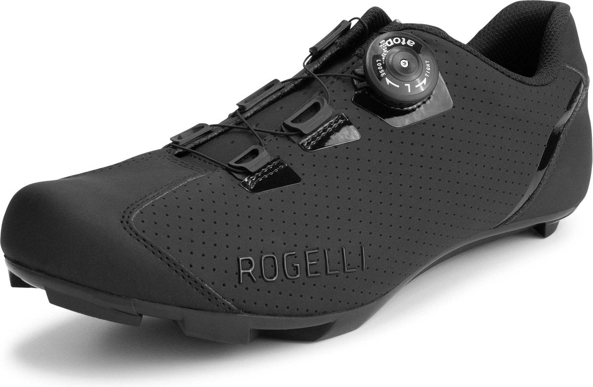 Rogelli r-400 race fietsschoenen - raceschoenen - unisex - zwart - maat 39