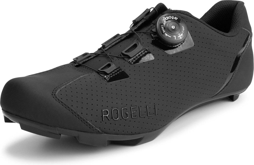 Rogelli r-400 fietsschoenen heren en dames - zwart - 42