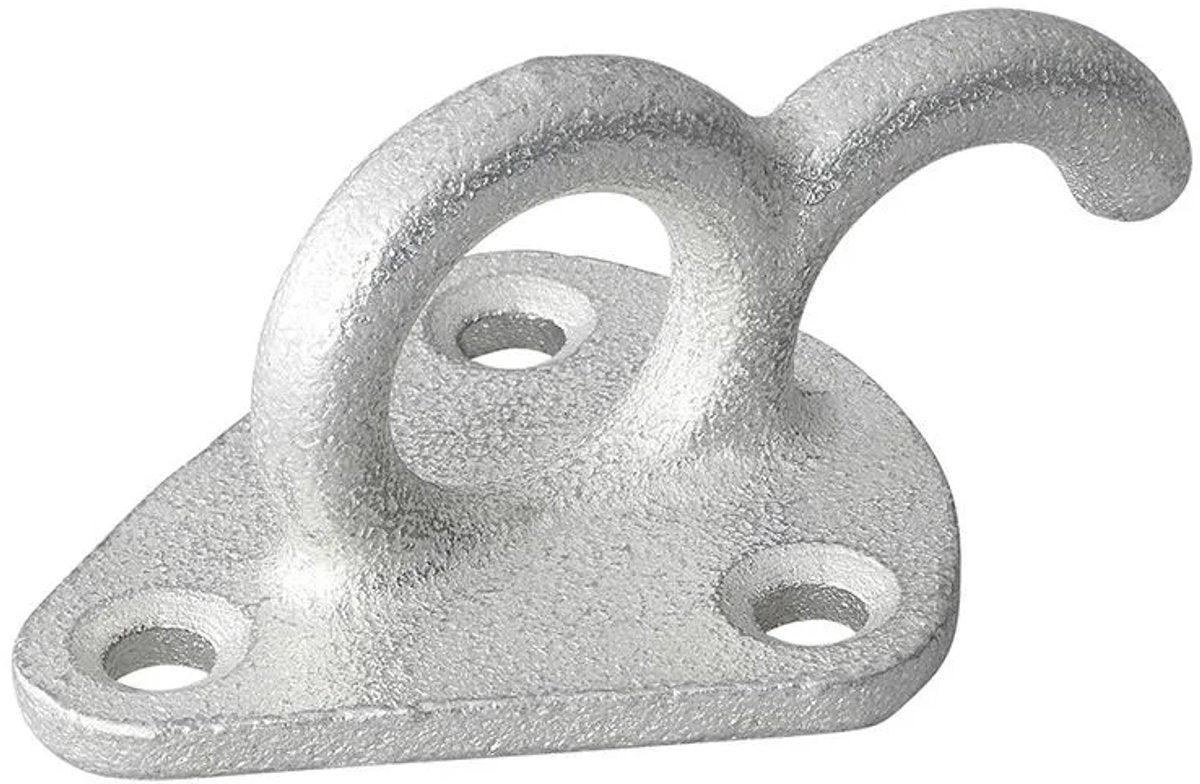 Proplus touwhaak metaal met oog - 70x45mm - aanhanger - aanhangwagen - 5 stuks