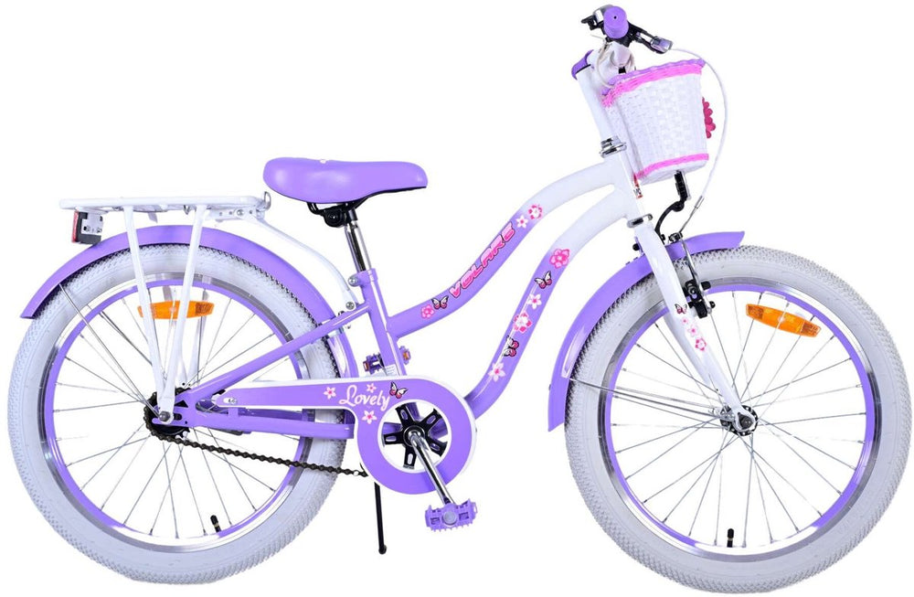 Volare mooie kinderfiets - meisjes - 20 inch - paars