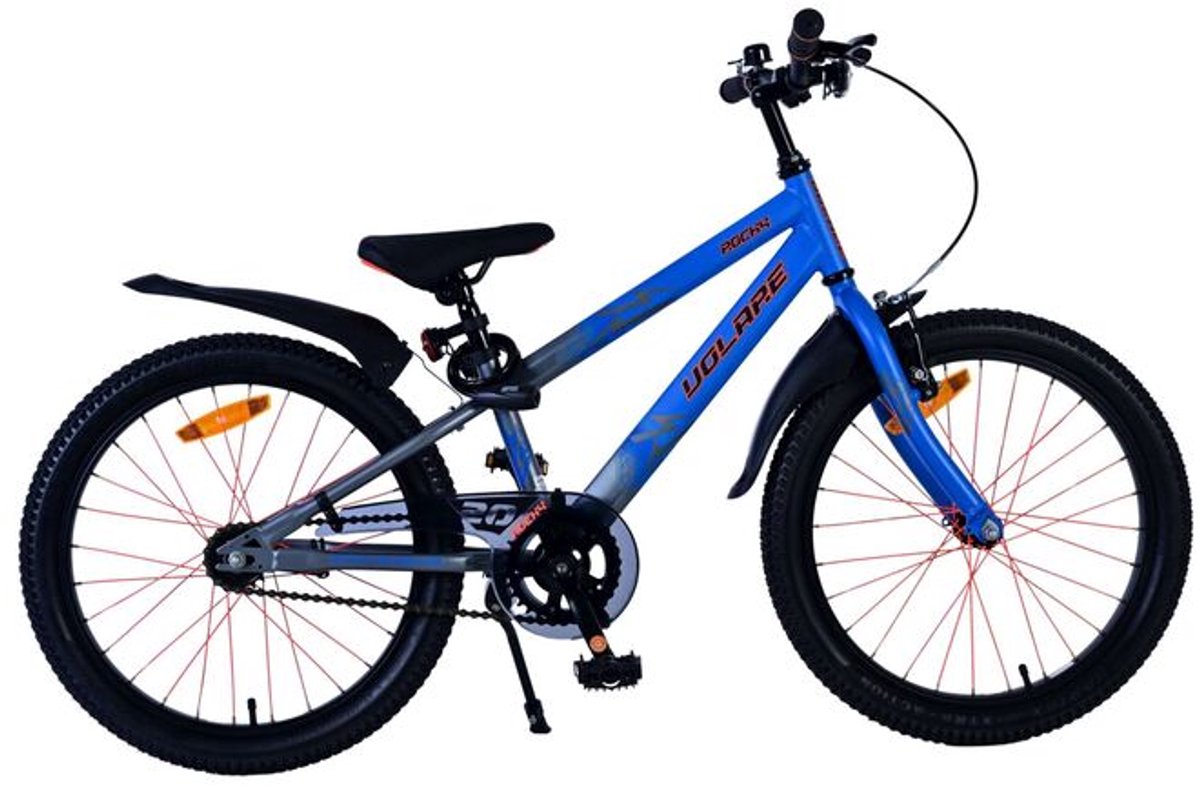 Volare rocky kinderfiets - jongens - 20 inch - blauw