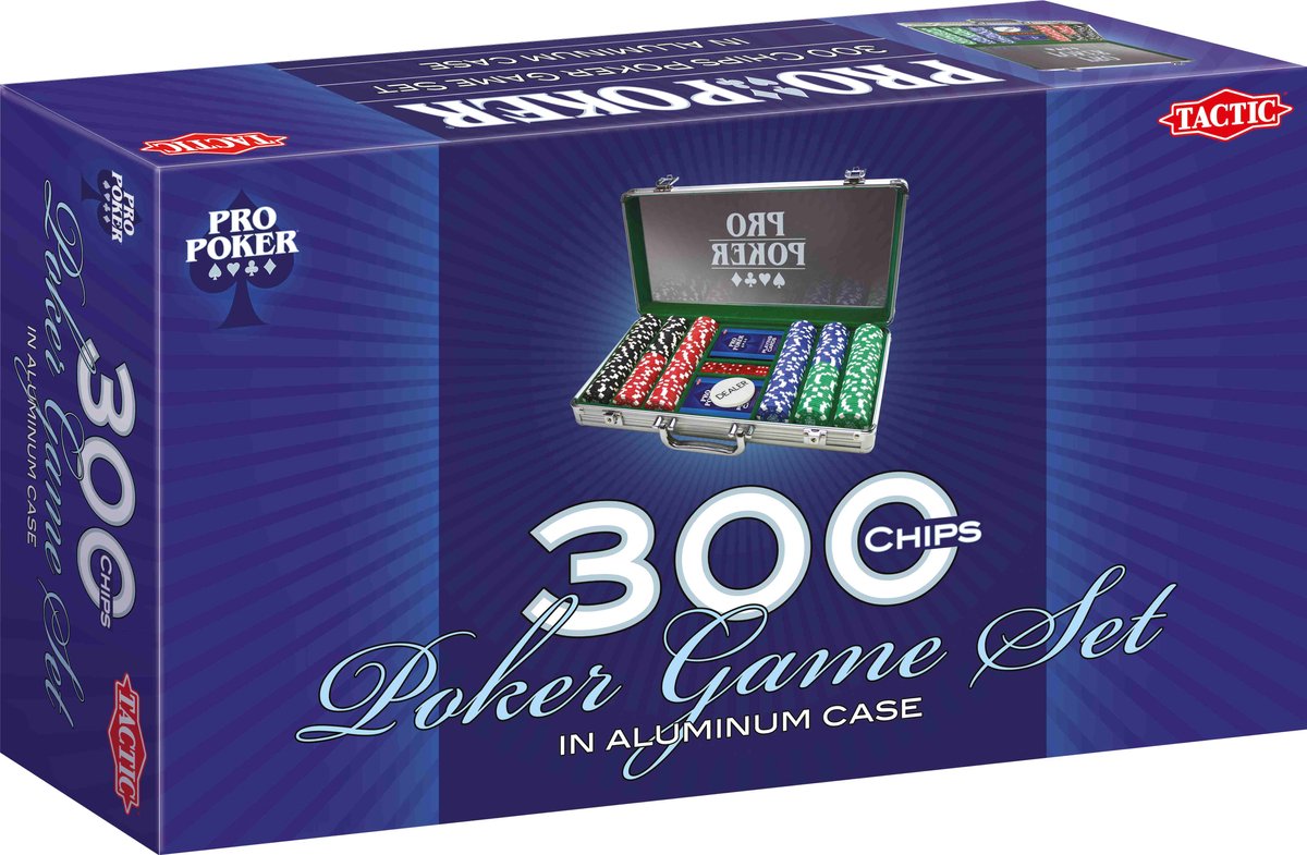Tactische Pokerkoffer, 300 chips